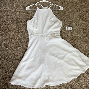 White Chiffon Dress